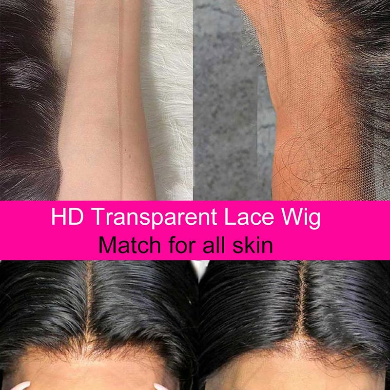 Foreverlove Body Wave 13x4 HD Lace Front Wigs for Black Women 10A Grade 200% Density Brazilian Virgin Human Hair Wig (18 Inch,Body Wave) - Image 4
